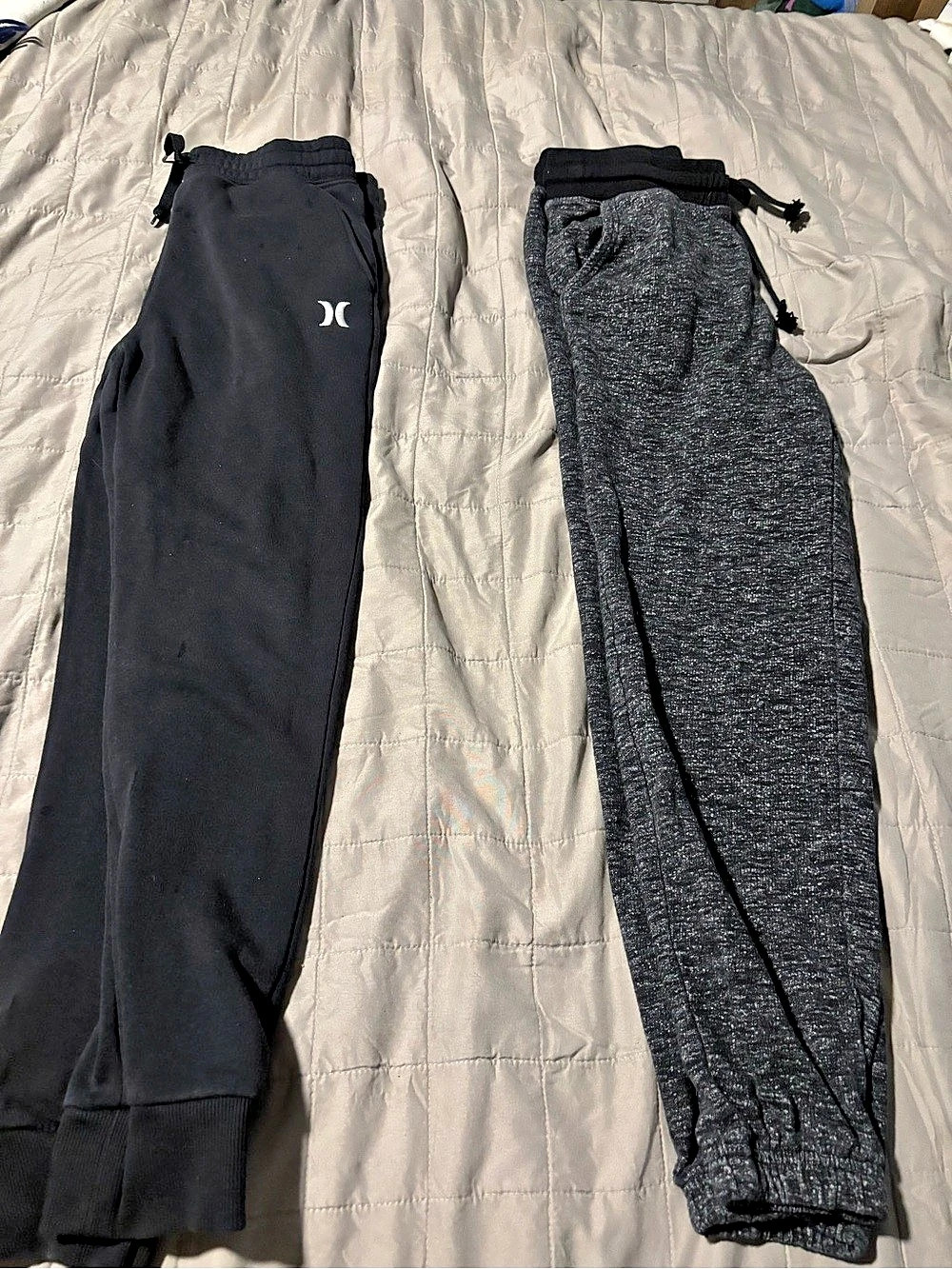 Hurley One and Only Solid Fleece Jogger Black & Gray